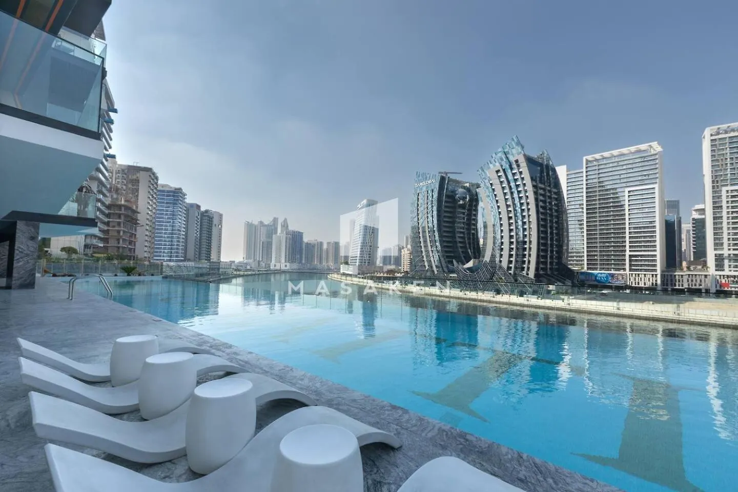 Elegant Studio With Burj Khalifa & Canal Views Dubai 0*,